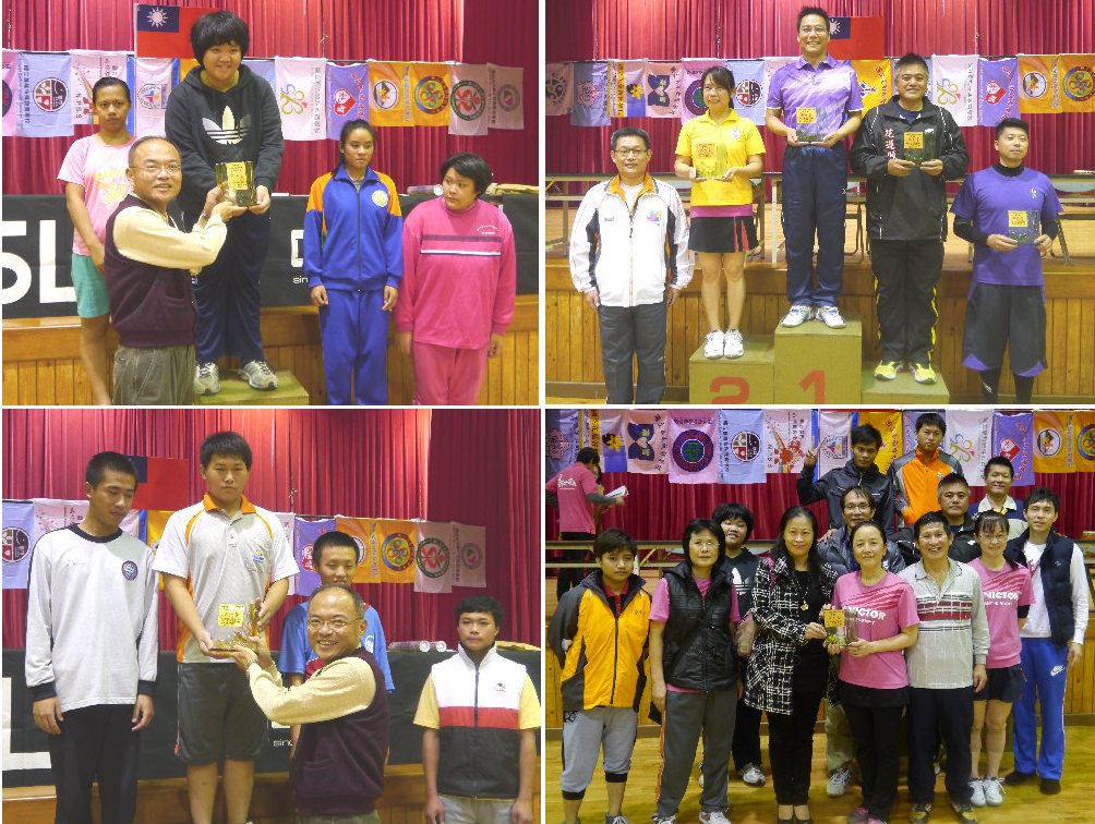 黃聖山及楊曄玟老師帶隊參加102年度全國特殊教育學校「特教盃」羽球錦標賽榮獲佳績獲獎照片